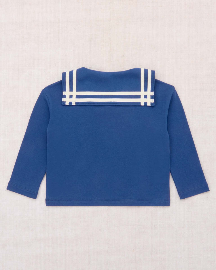 misha + puff sailor top in blue ribbon kids Little