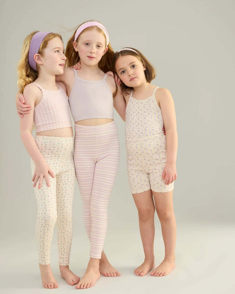 soor ploom stretch legging in chicweed print, mix kids Little