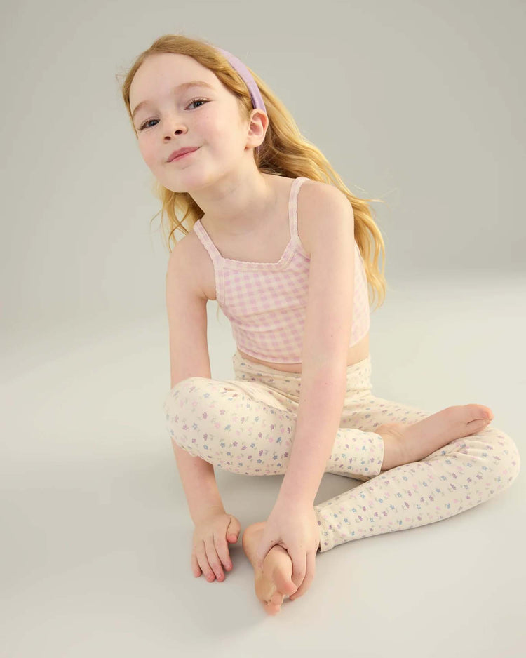 soor ploom stretch legging in chicweed print, mix kids Little