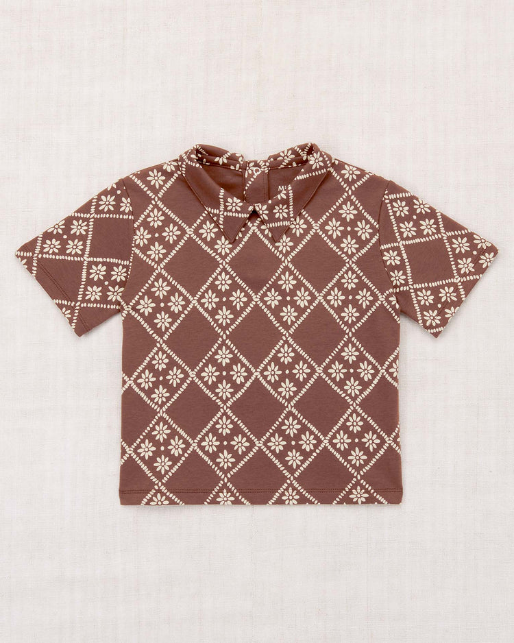 misha + puff silvia tee in cola flora tierra kids Little