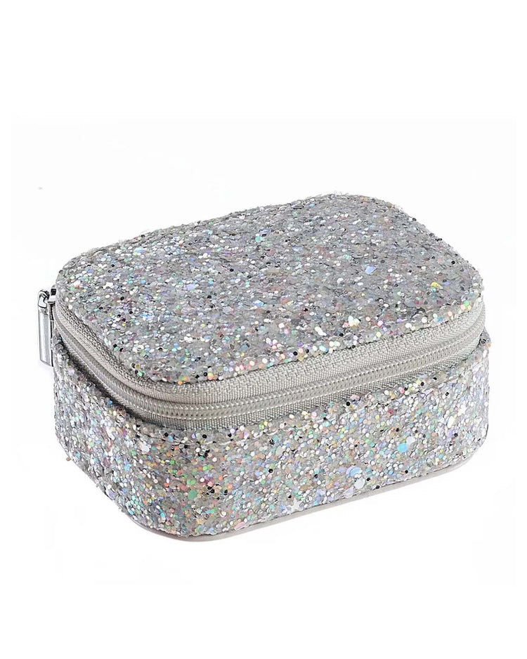 rockahula kids mini jewelry box in silver confetti glitter accessories Little