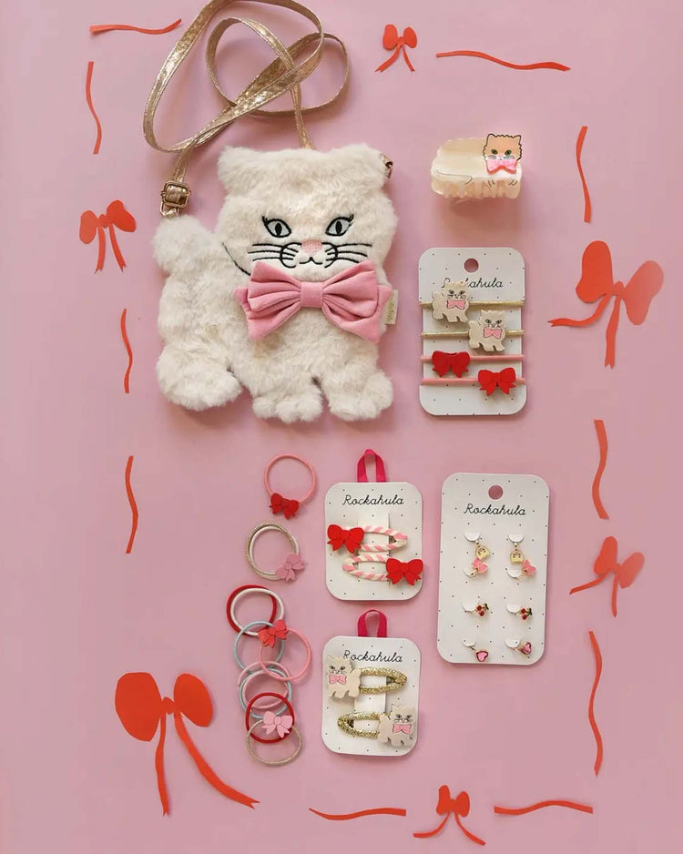 rockahula kids cute kitten clip-on earrings accessories Little