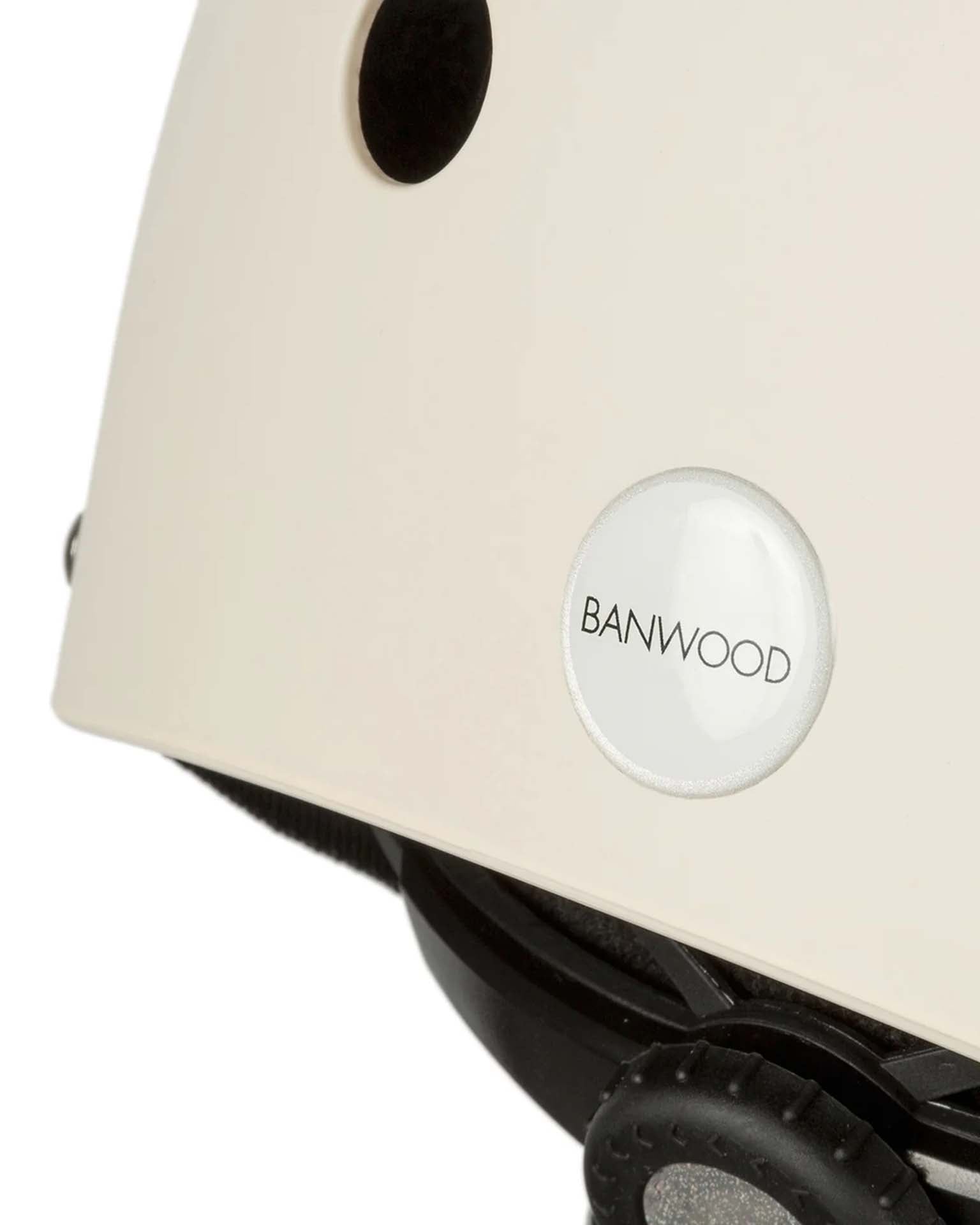 Little banwood play kids helmet in matte cream