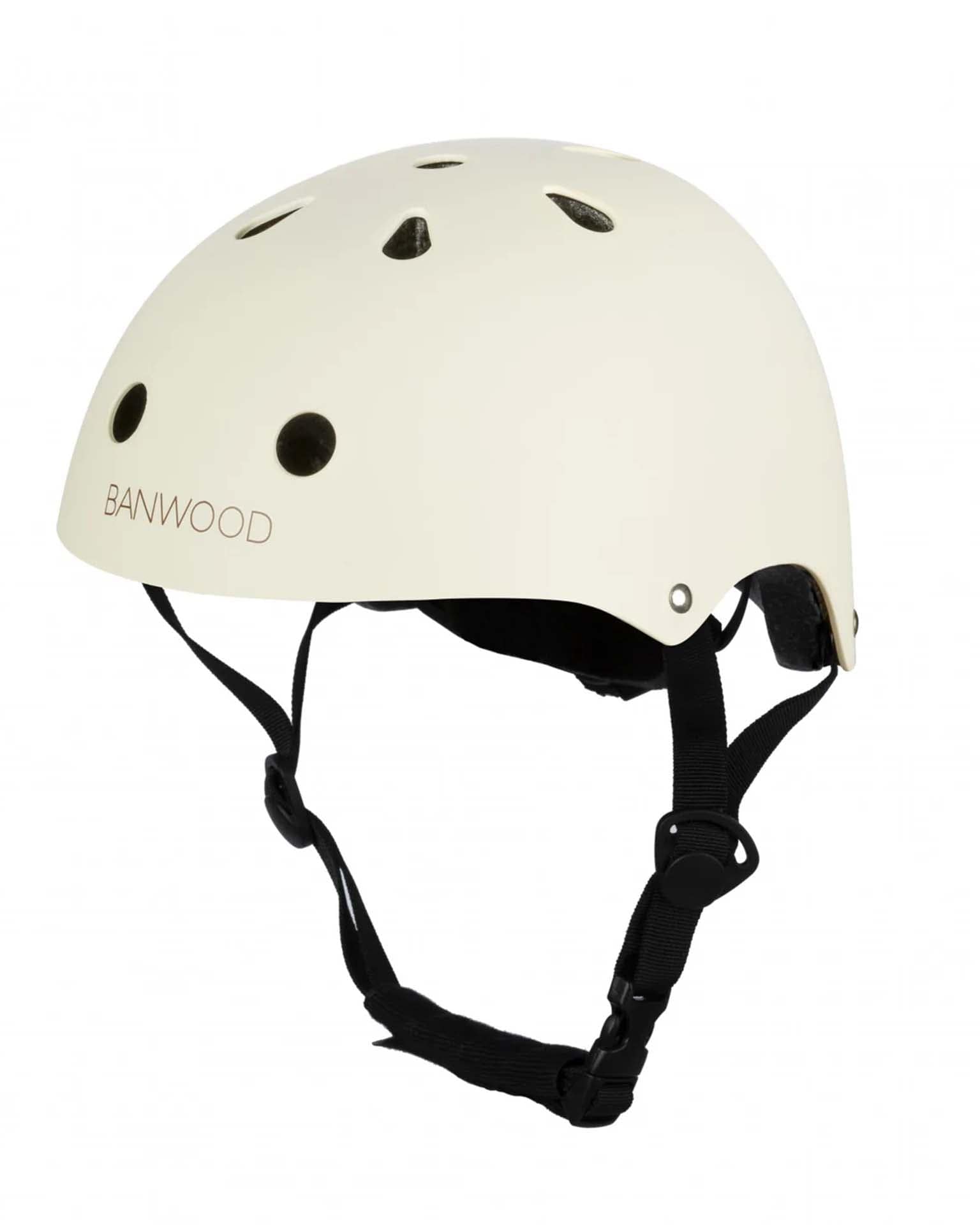 Little banwood play kids helmet in matte cream