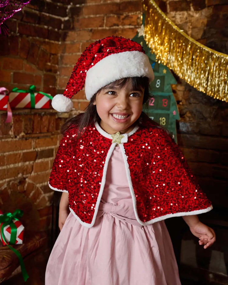 rockahula kids jolly santa sequin velvet hat accessories Little