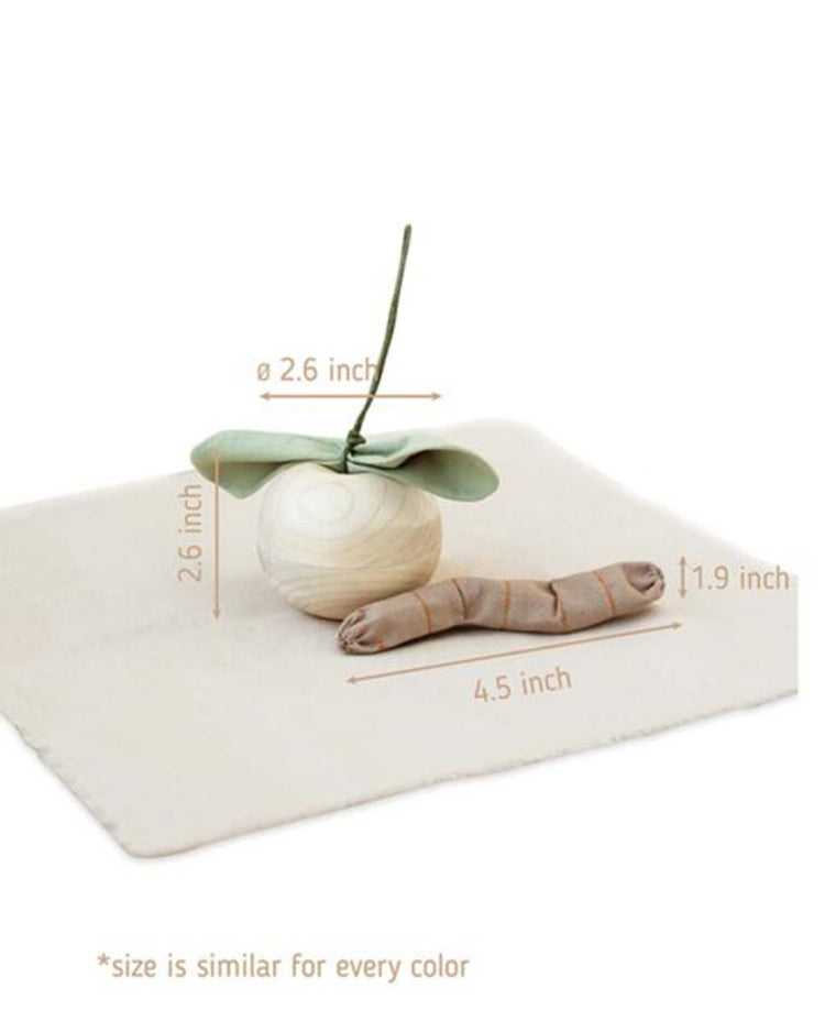 Little babai play apple friend wooden toy