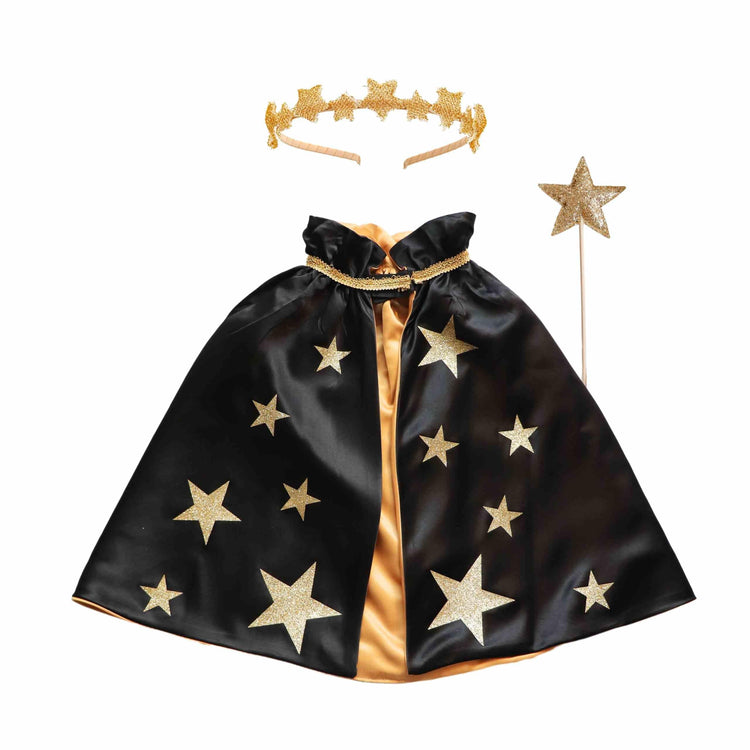 Little Bailey and Ava Dragon and Wizard Costume Gift Set in Green + Black
