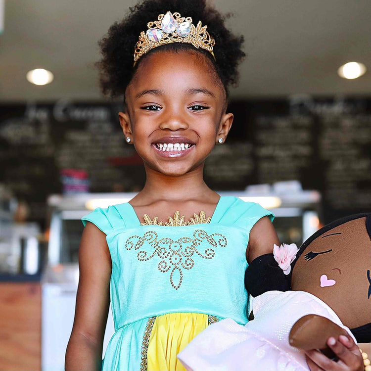 Little Bailey and Ava Crowns & Tiaras Pure Radiance Princess Crown in Clear