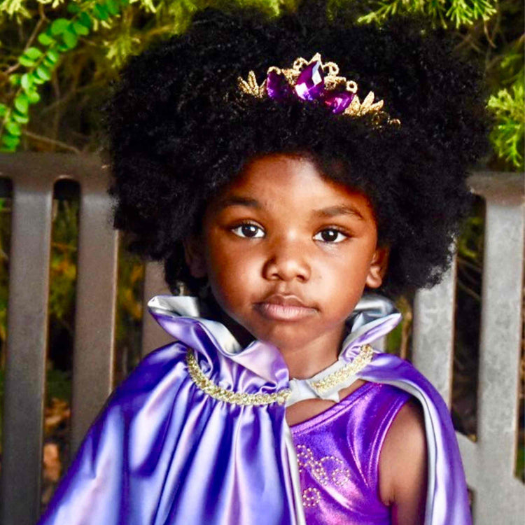 Little Bailey and Ava Pure Radiance Princess Crown in Purple