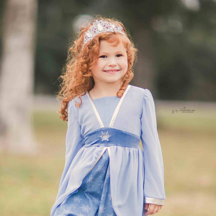 Little Bailey and Ava Crowns & Tiaras Raven Princess Crown in Silver