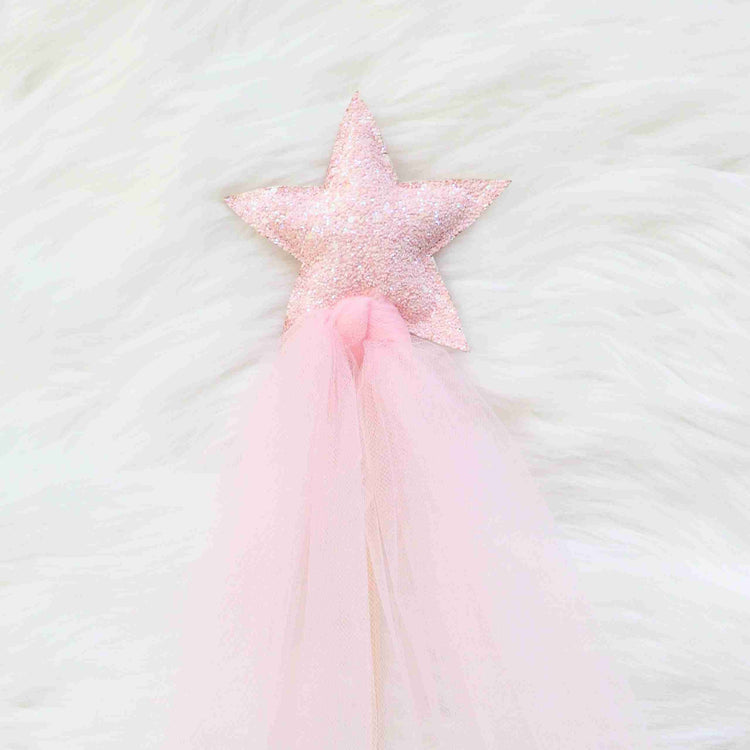 Little Bailey and Ava Wands Sparkle Magic Wand in Pink + Pink