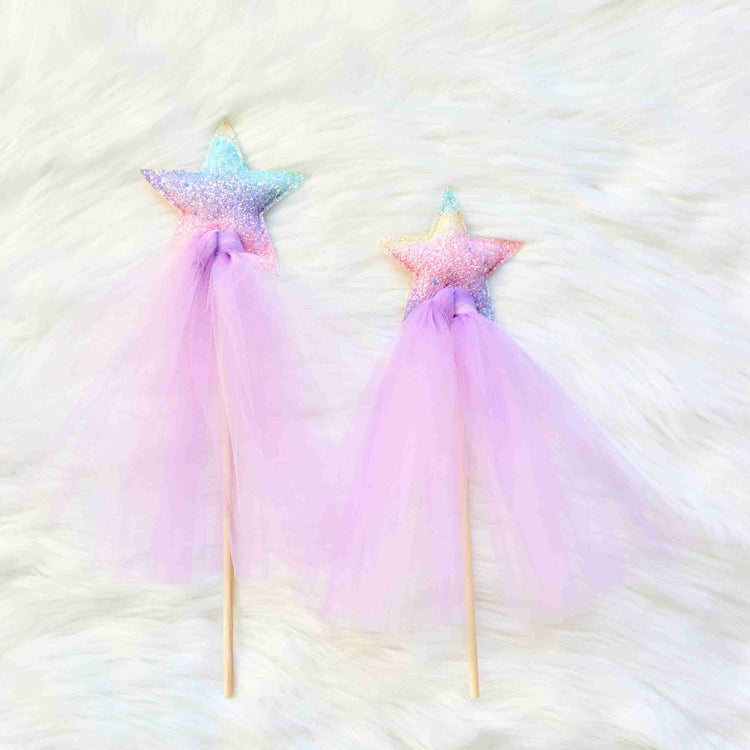 Little Bailey and Ava Wands Sparkle Magic Wand in Unicorn Multi Color
