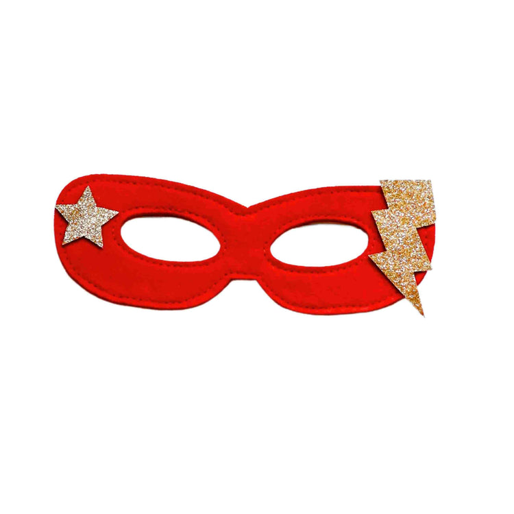 Little Bailey and Ava Superhero Star Power Cape Set in Blue