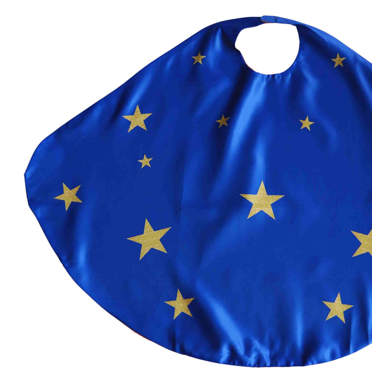 Little Bailey and Ava Superhero Star Power Cape Set in Blue