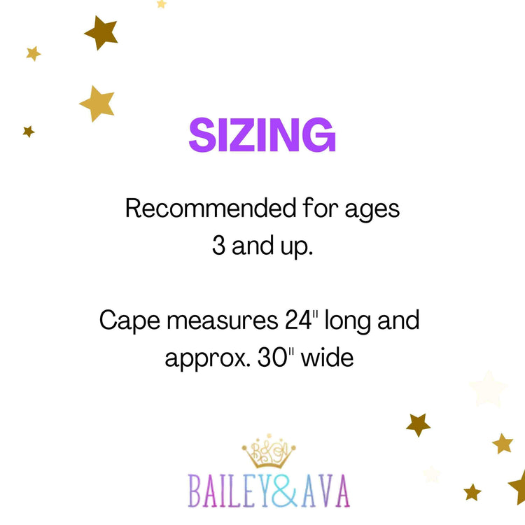 Little Bailey and Ava Superhero Star Power Cape Set in Pink