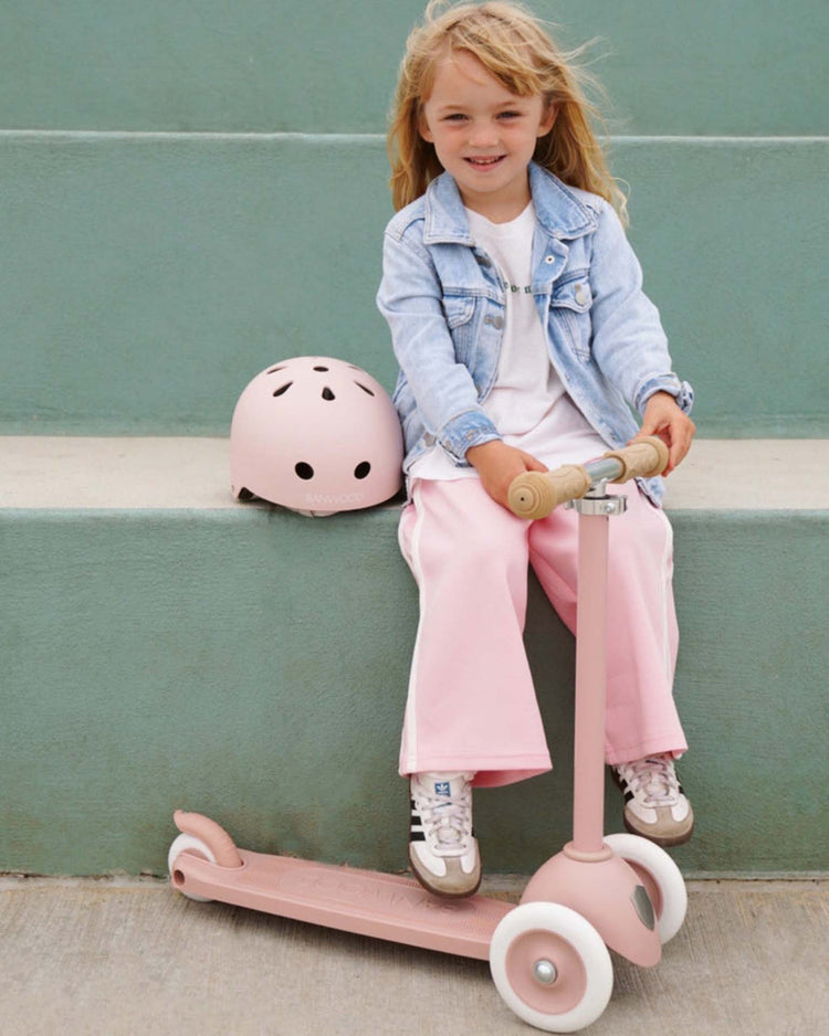 banwood banwood eco scooter in dusty rose play Little