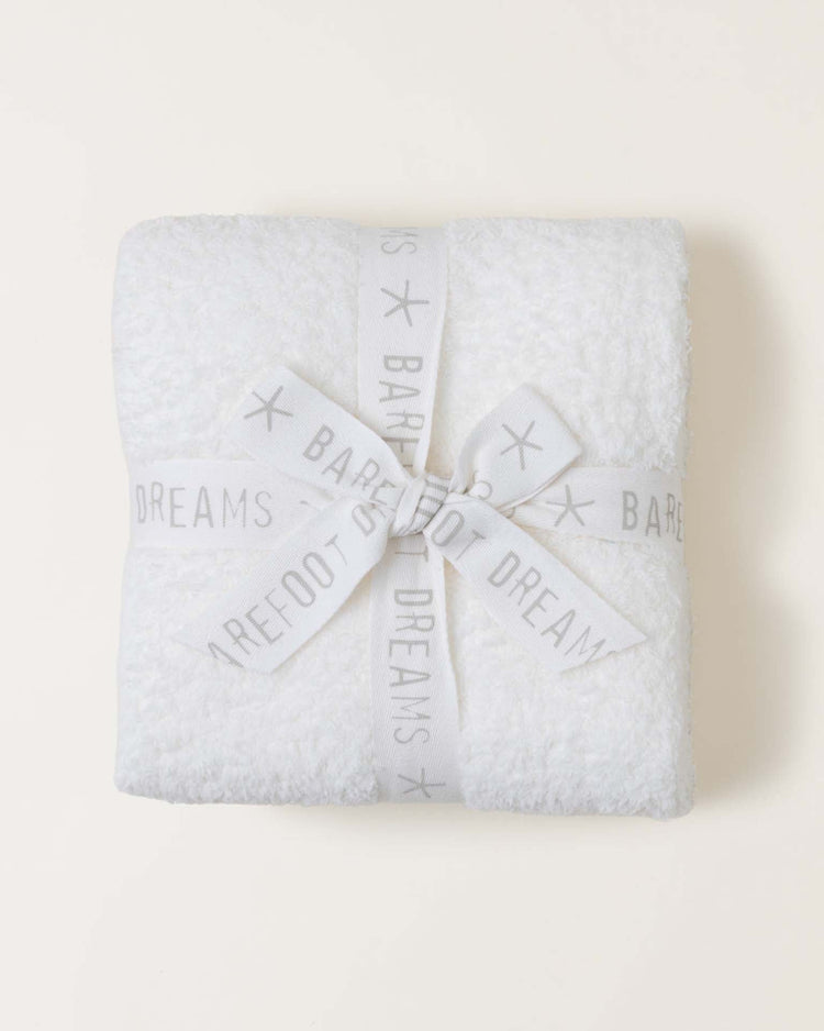 Little barefoot dreams home CozyChic stroller blanket in pearl