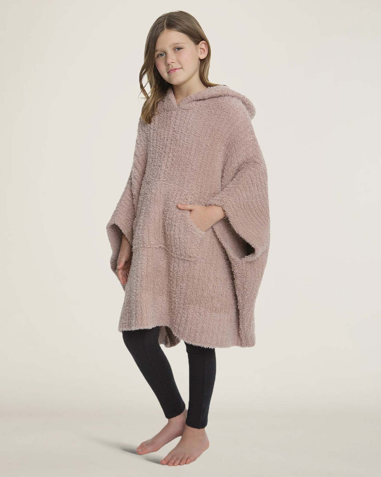 Little barefoot dreams home One Size CozyChic youth ribbed cozy in faded rose