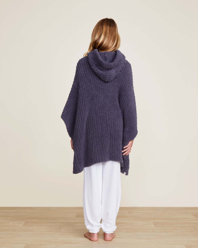Little barefoot dreams home One Size CozyChic youth ribbed cozy in pacific blue