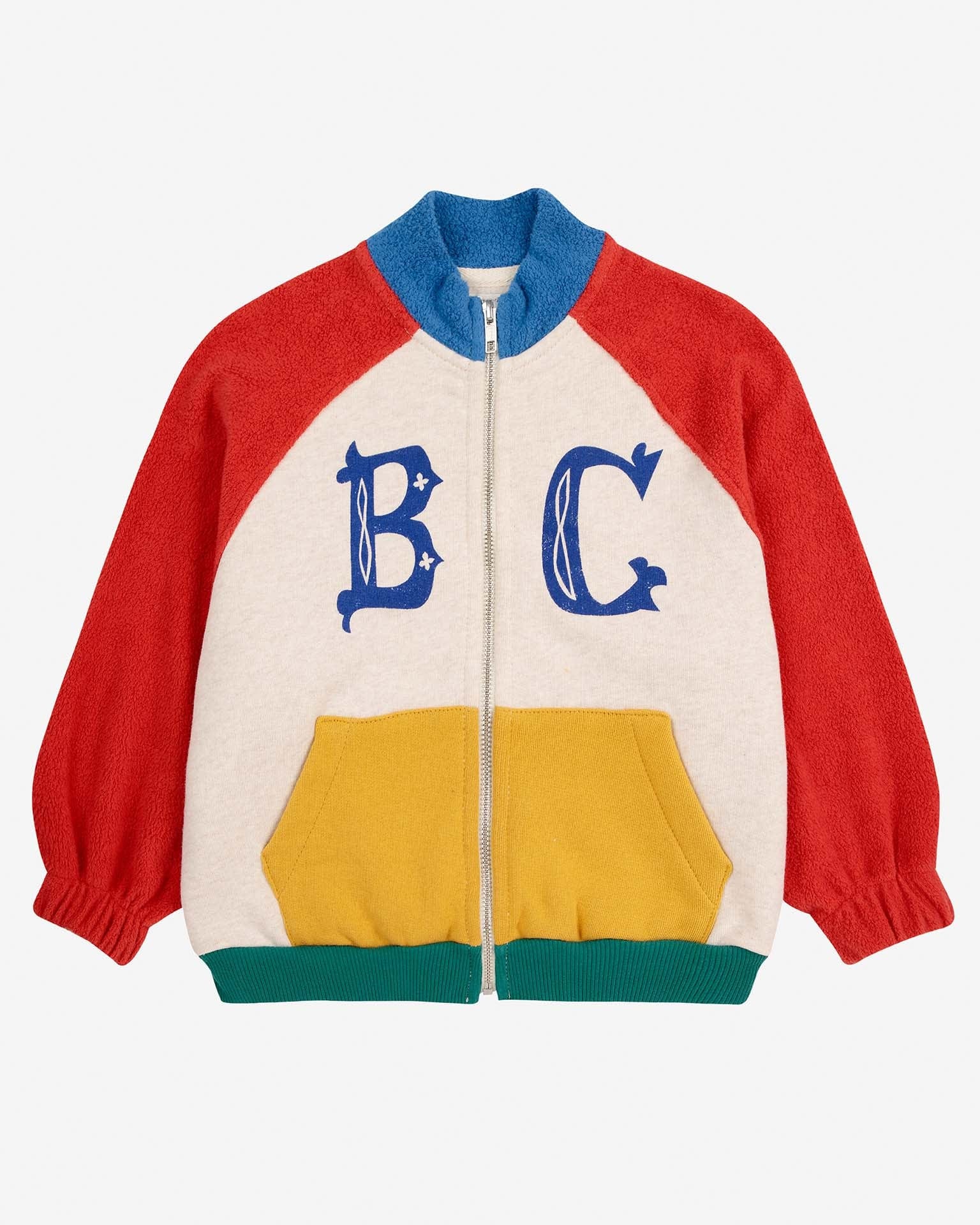 Colour block zip sweatshirt discount