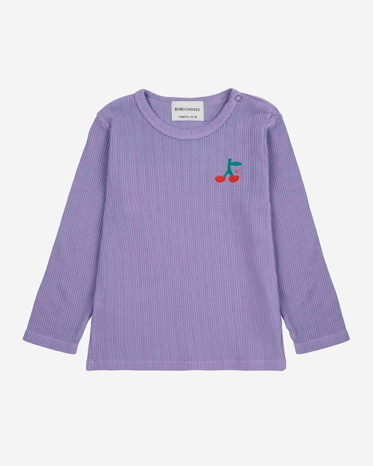 Little bobo choses baby cherry long sleeve baby tee