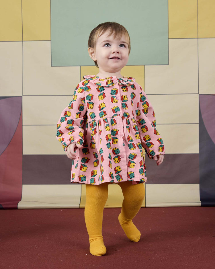 bobo choses dice all over micro corduroy dress baby Little