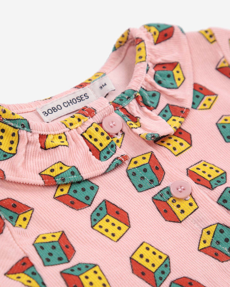 bobo choses dice all over micro corduroy dress baby Little