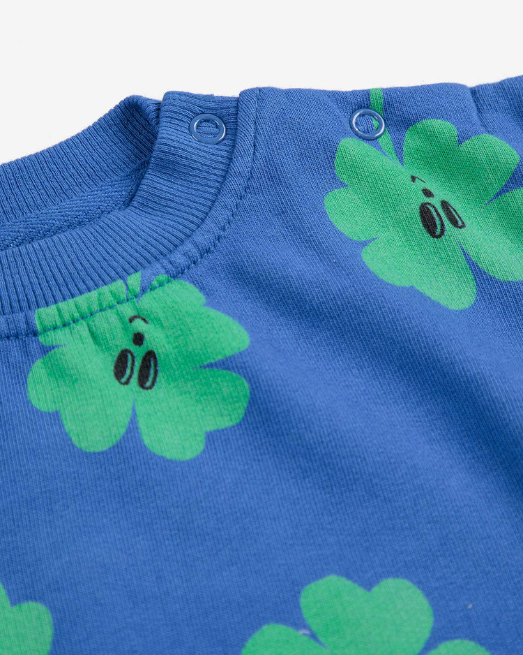 bobo choses lucky clover all over sweatshirt baby Little