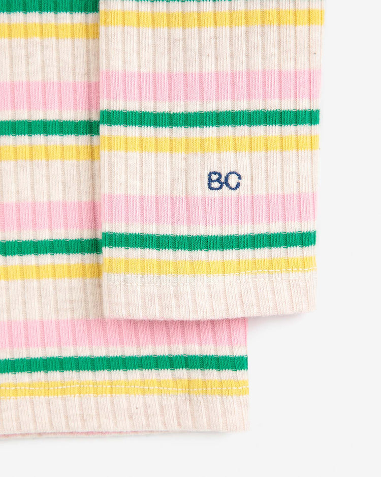 bobo choses striped turtleneck in multicolor baby Little