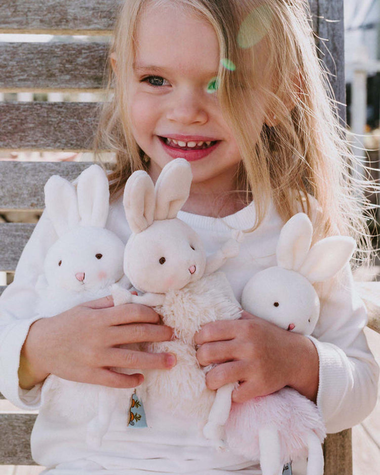 Little bunnies by the bay play roly poly rutabaga in cream