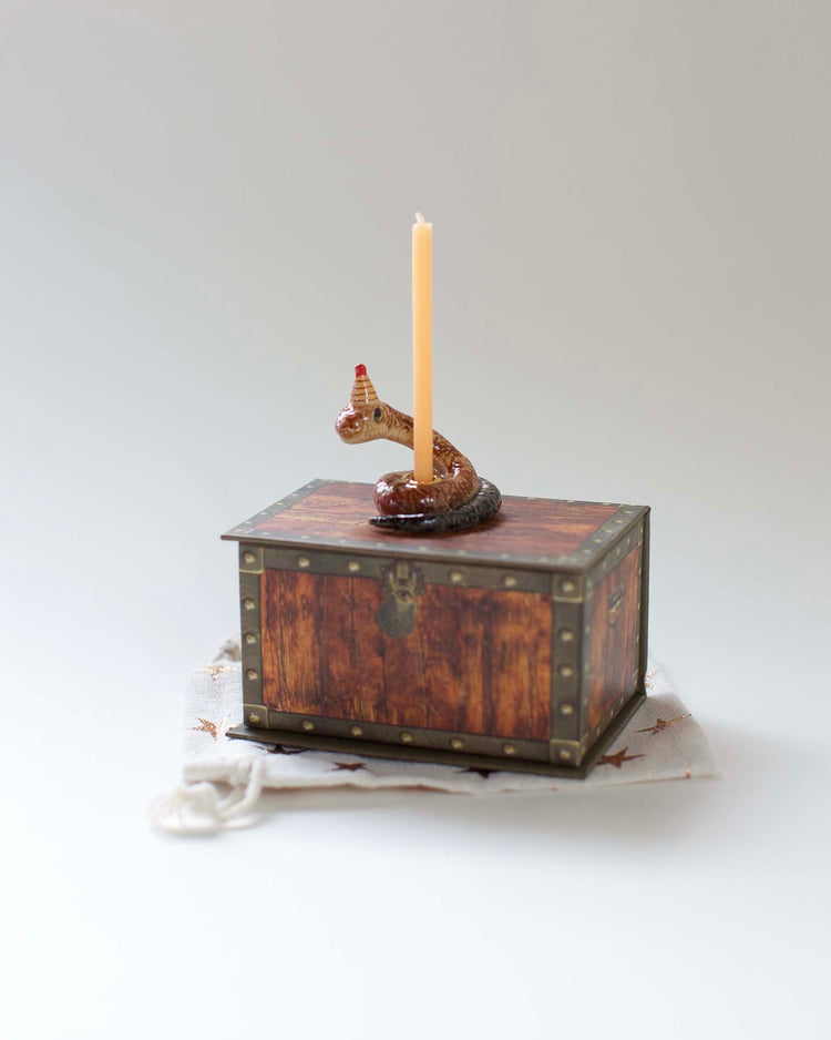 Little camp hollow paper + party year of the snake cake topper in a box