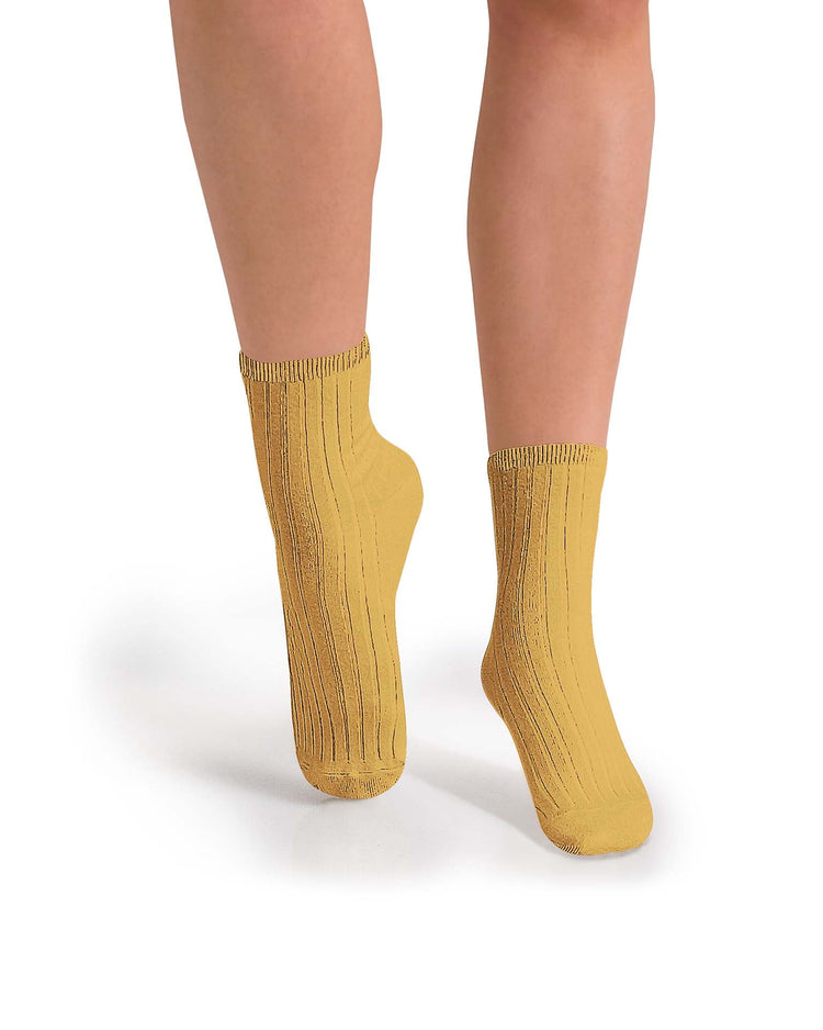 Little collegien accessories la mini ankle socks in camomille
