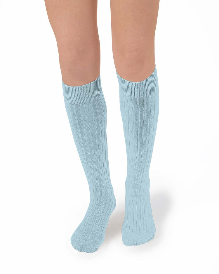 Little collegien accessories le haute knee socks in glacier