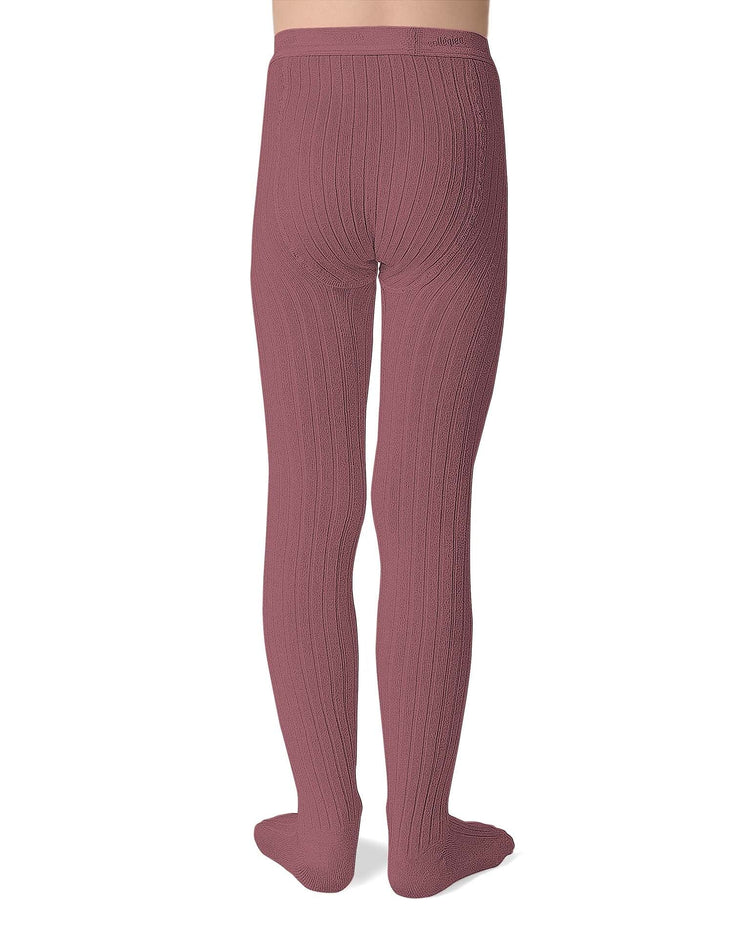 Little collegien accessories louise tights in raisin rose