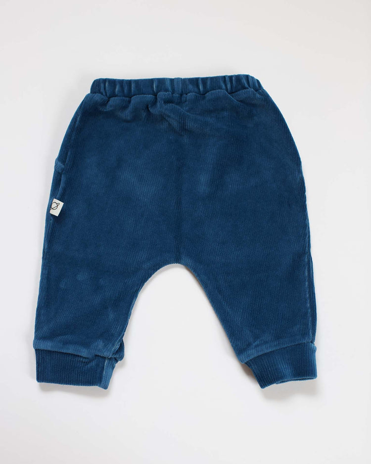 cozmo chris corduroy baby pants in blue midnight baby Little