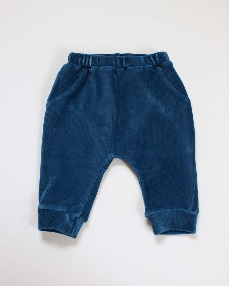 cozmo chris corduroy baby pants in blue midnight baby Little