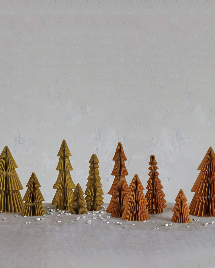 creativeco - op paper honeycomb trees w/ glitter room Little
