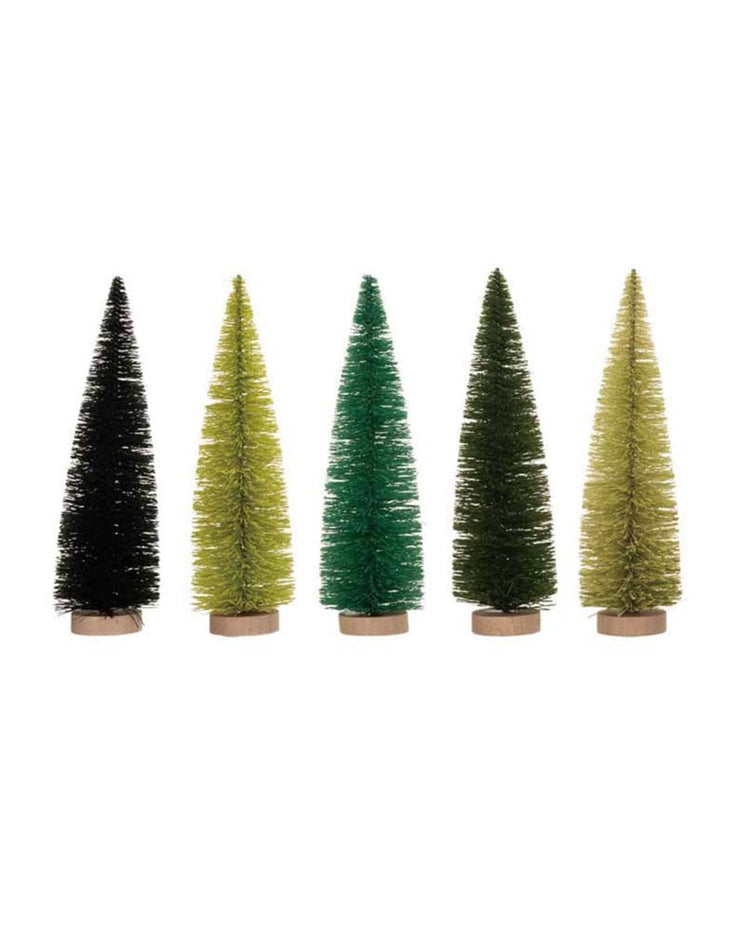 Little creativeco-op home sisal bottle brush trees