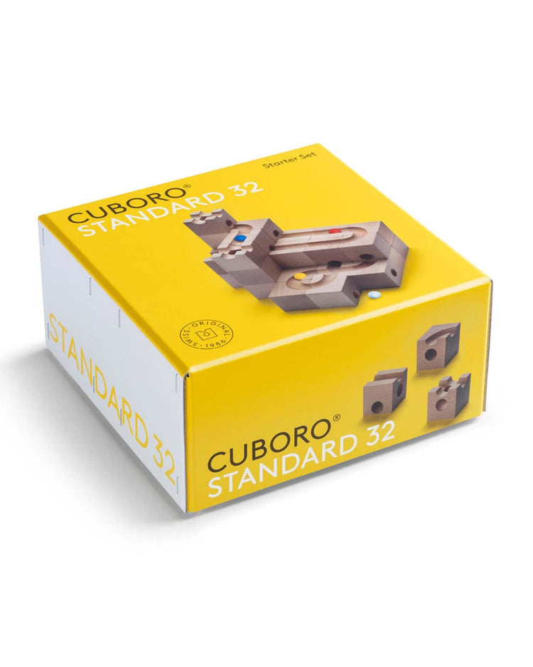 Little cuboro play standard 32 marble run set