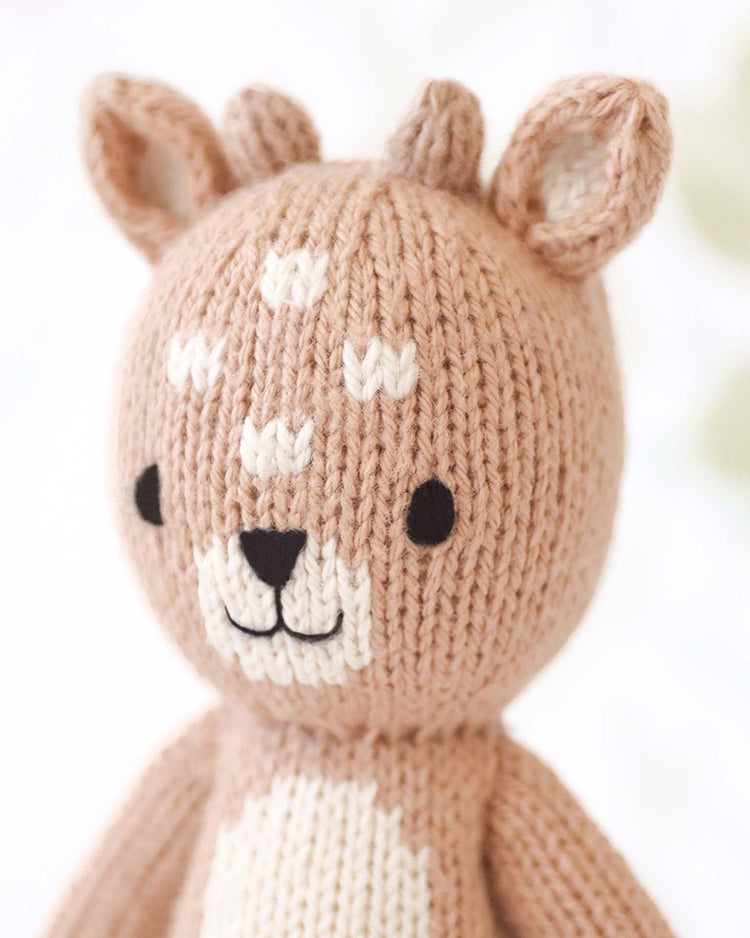 Little cuddle + kind play tiny elliot the fawn