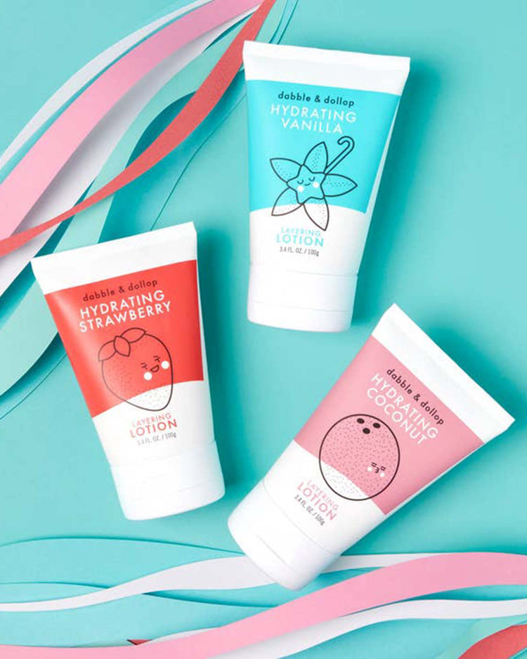 Little dabble + dollop room all natural layering lotion in coconut