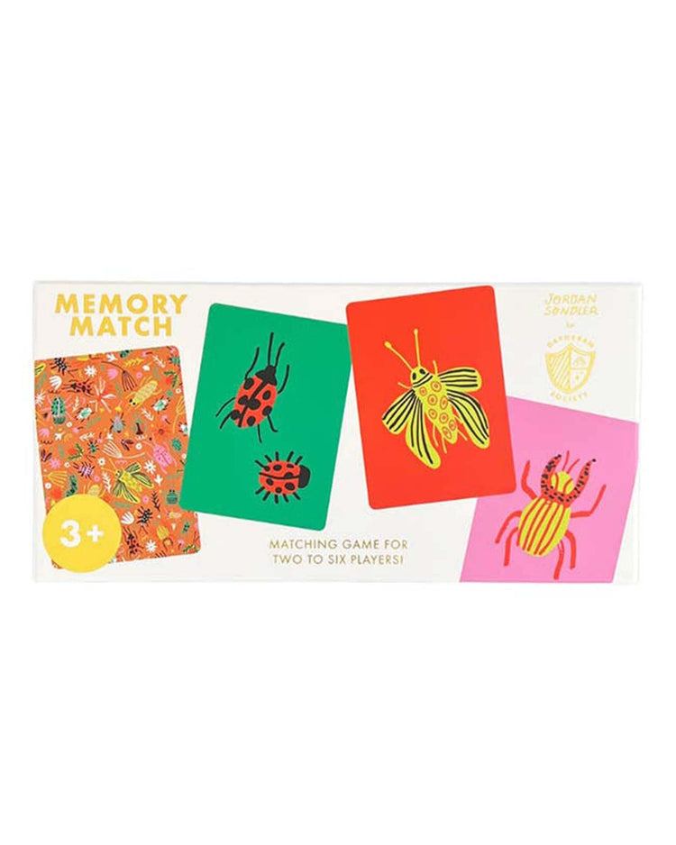 Little daydream society party backyard bugs memory match game