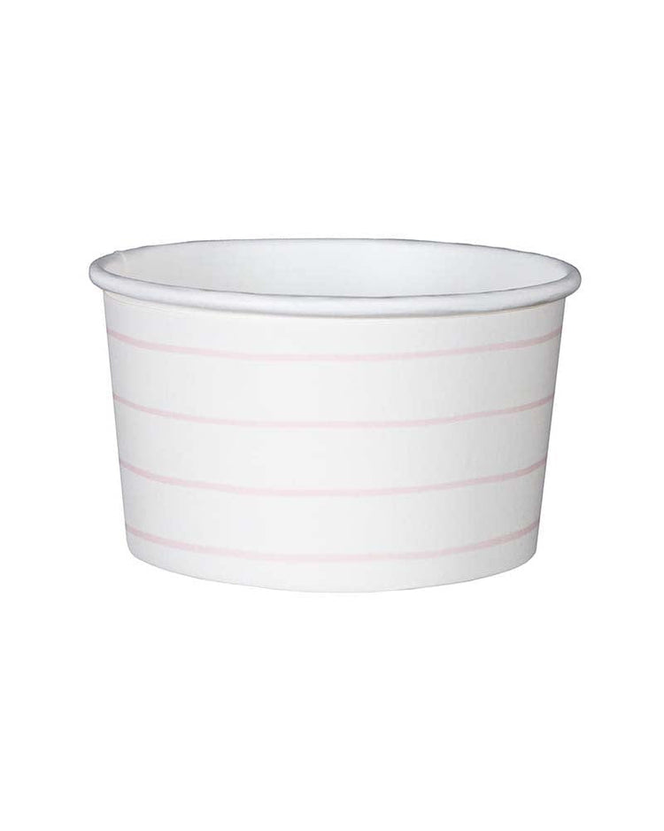 Little daydream society party blush frenchie stripes treat cups