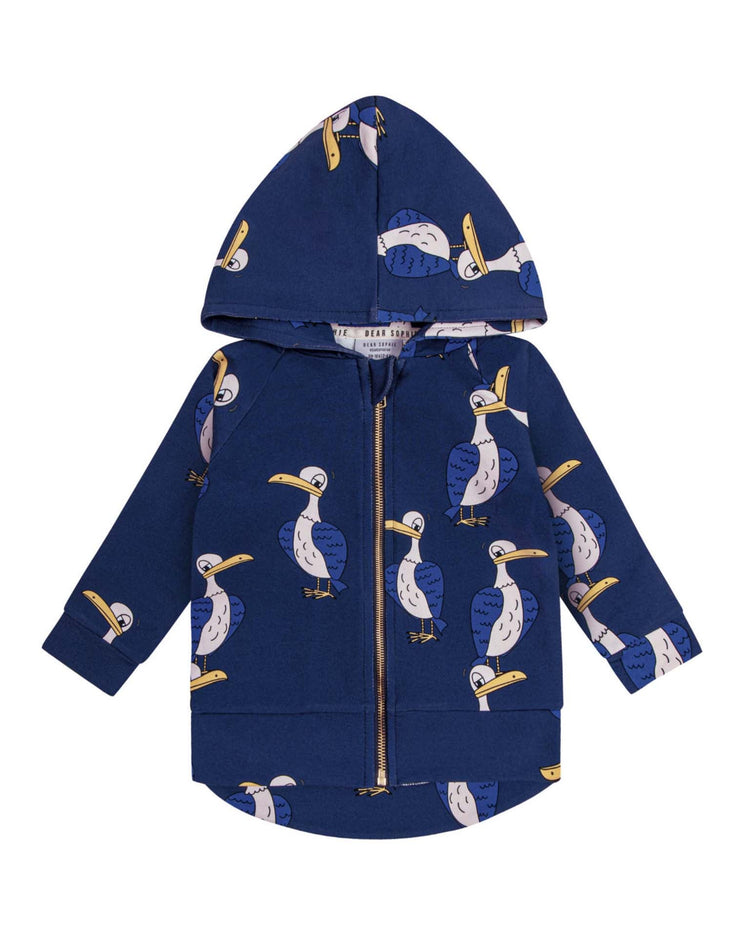 Little dear sophie kids eagle navy hoodie