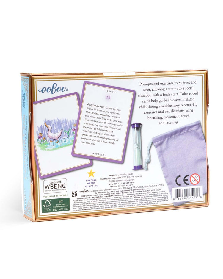 Little eeboo play anytime centering cards