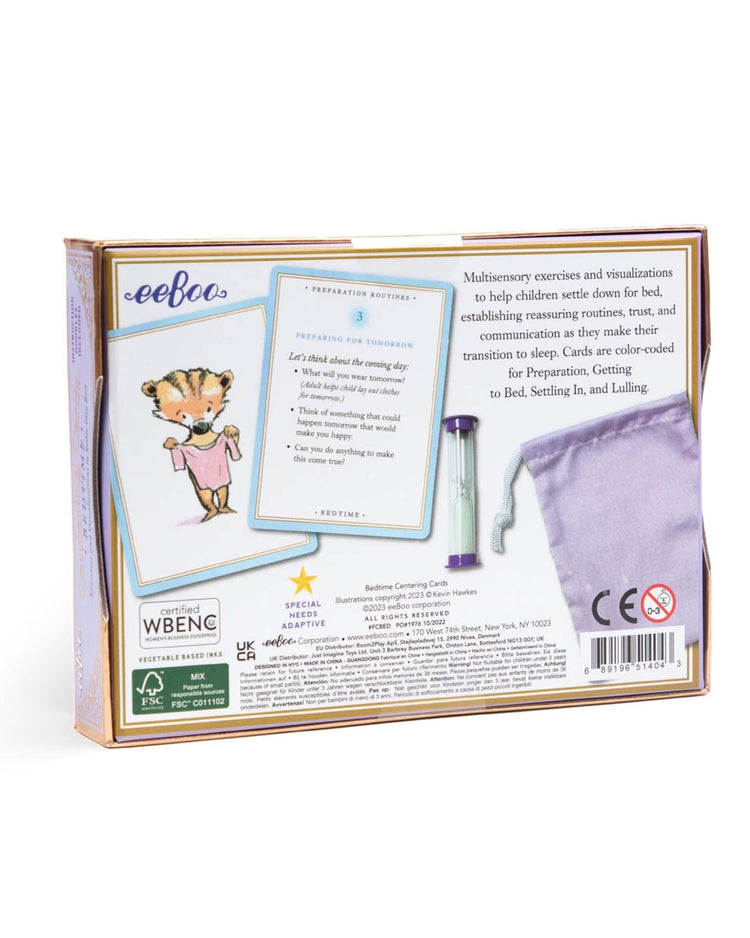 Little eeboo play bedtime centering cards