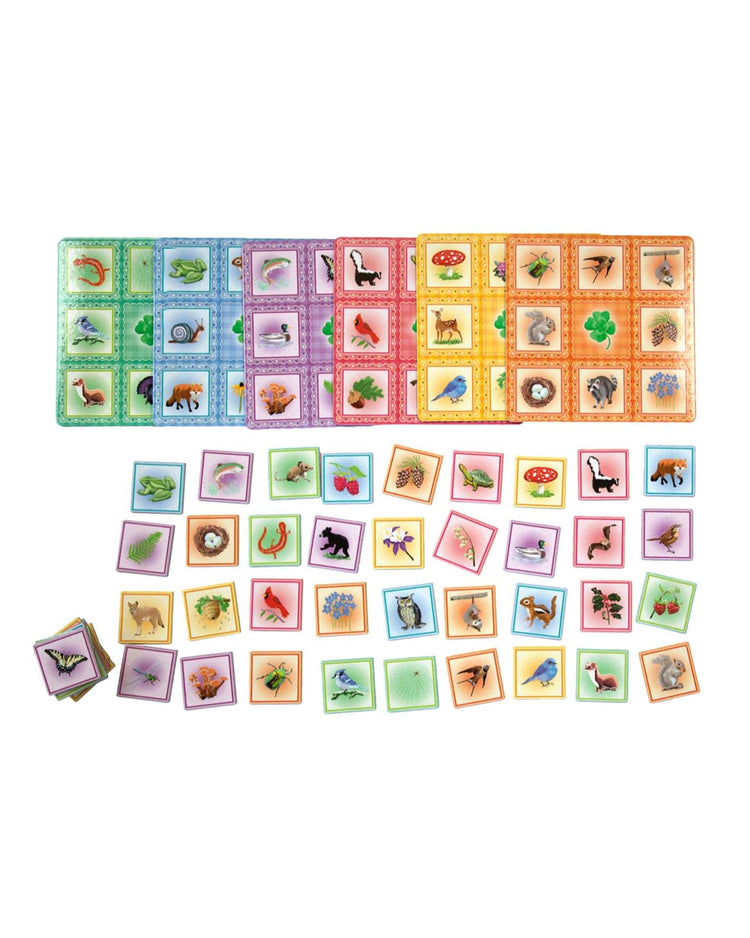 Little eeboo play busy woods bingo