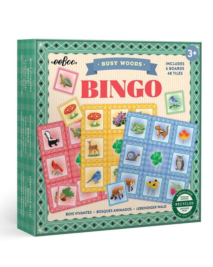Little eeboo play busy woods bingo