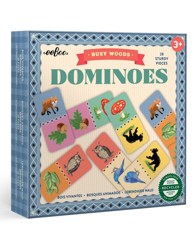 Little eeboo play busy woods dominos