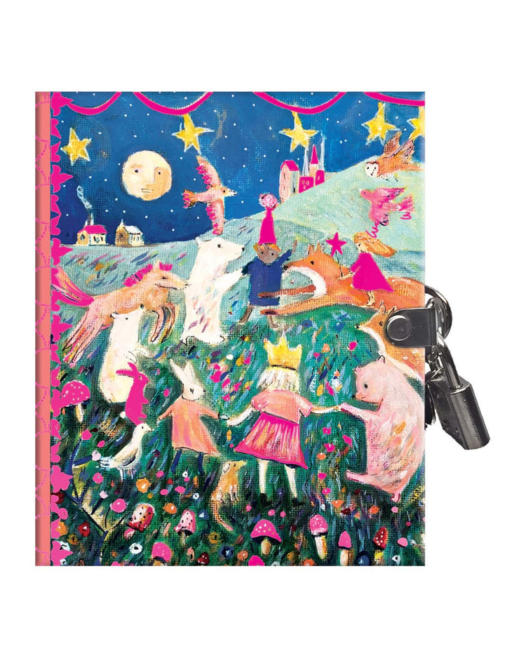 Little eeboo play claire very small journal in moon dance